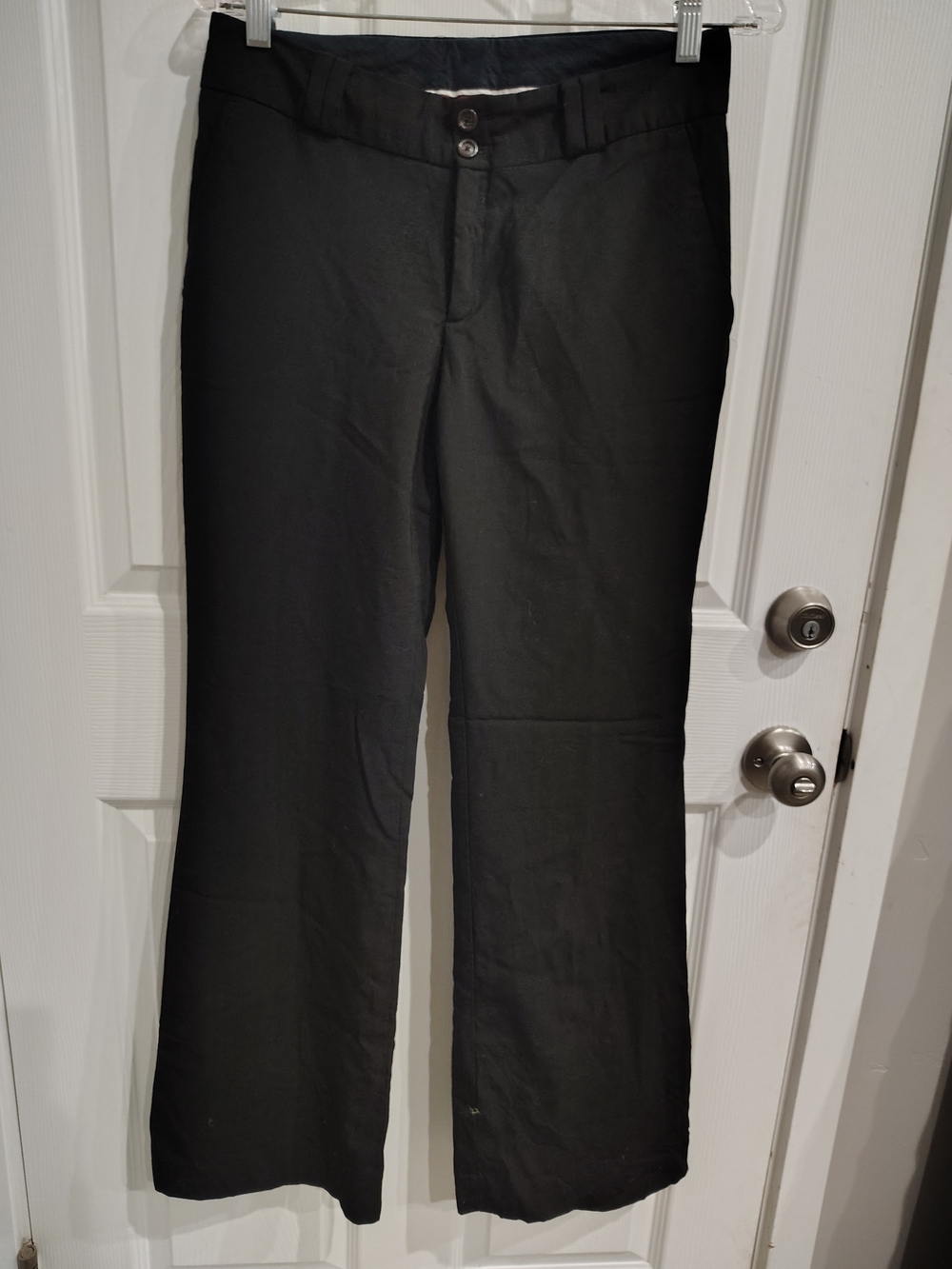 Banana Republic Men's Black Dress Pants - Straight Leg